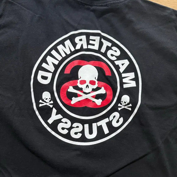 [BUNJANG] Stussy x Mastermind Skull Logo T-Shirt (M) / 스투시 x 마스터마인드 티셔츠(M)