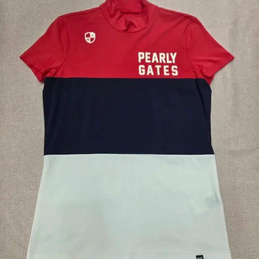 [BUNJANG] Fair Liar Short Sleeve Golf T-Shirt Red/Navy / 페어리게이츠 반팔 골프 티셔츠 레드/네이비