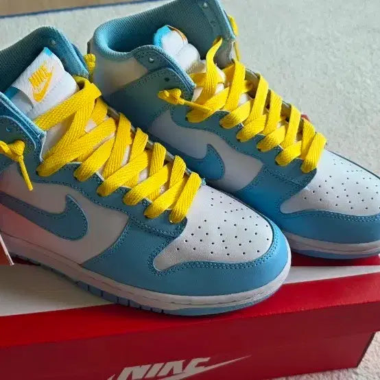 [BUNJANG] Nike Dunk High Retro Blue Chill Men's Shoes / 나이키 덩크 하이 레트로 블루 칠 265