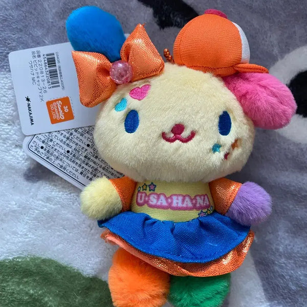 [BUNJANG] Sanrio Usahana Doll Mascot Keychain / 산리오 우사하나 인형 마스코트 키링