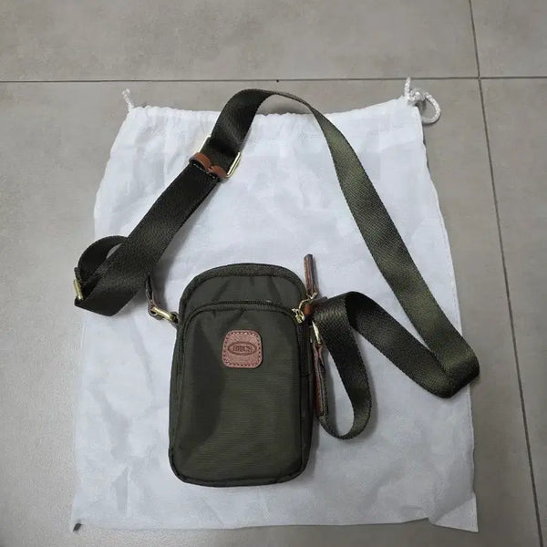 [BUNJANG] BRICS Khaki Mini Crossbody Bag / 브릭스 BRICS 카키색 미니 크로스백