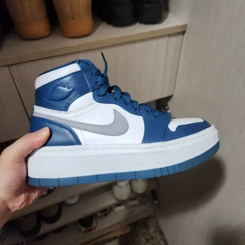 [BUNJANG] Nike Jordan 1 Elevate High Women's Shoes - Blue / 나이키 조던1 엘리베이트하이 w260 블루