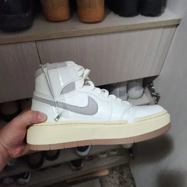 [BUNJANG] Nike Jordan 1 Elevate High Beige Women's US 8.5 / 나이키 조던1 엘리베이트하이 w255 베이지