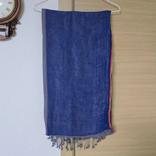 [BUNJANG] BEANPOLE Lady's Rayon Stripe Tassel Scarf / 빈폴레이디스 배색 태슬 머플러