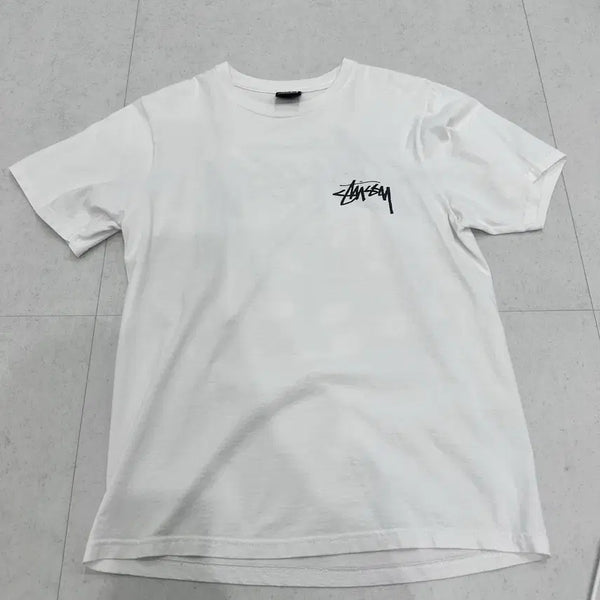 [BUNJANG] Stussy Dice Out T-Shirt White S / 스투시 다이스 아웃 티셔츠 화이트 S