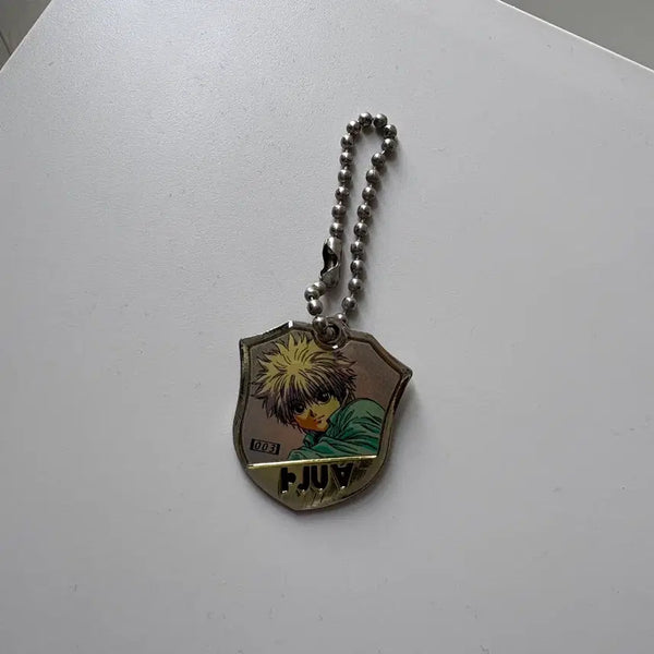 [BUNJANG] Hunter x Hunter Kirua Classic Metal Charm Metal Keyring / 헌헌 키르아 고전 메탈참 메탈키링 헌터x헌터