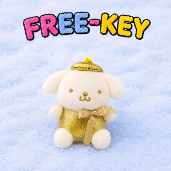 [BUNJANG] Sanrio Pompompurin Gold Keyring / [새상품] 산리오 폼폼푸린 골드 키링