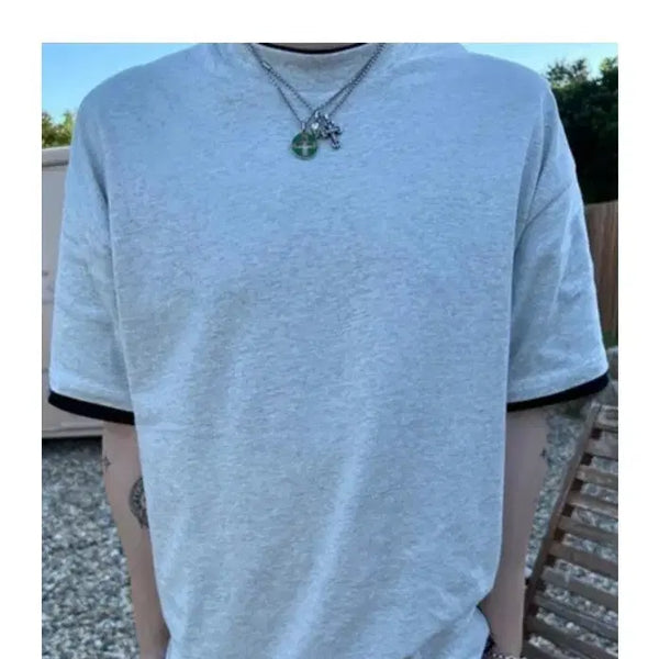 [BUNJANG] UNTITLED IDEAL Layered T-Shirt / UNTITLED IDEAL 레이어드 티셔츠