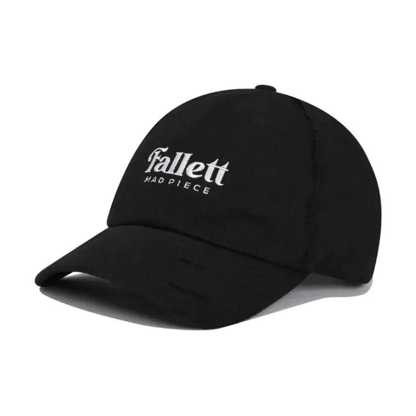 [BUNJANG] Fallett Damage Black Ball Cap / 팔렛(Fallett) 데미지 블랙 볼캡