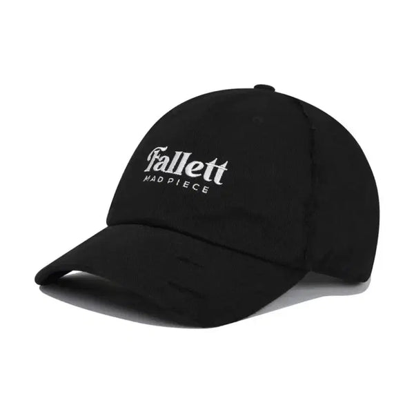 [BUNJANG] Fallett Damage Black Ball Cap / 팔렛(Fallett) 데미지 블랙 볼캡