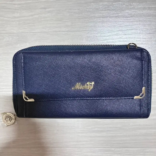 [BUNJANG] Disney Mickey Mouse Zipper Long Wallet / 디즈니 미키마우스 지퍼 장지갑 새상품