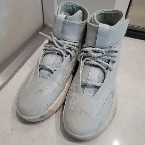 [BUNJANG] Fear of God Athletics II High Top Basketball Shoes Ash Silver / 개급처 피어오브갓 애슬레틱스 II 하이 탑 베스킷볼 애쉬 실버 280