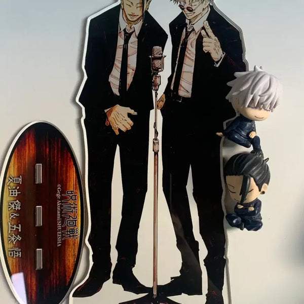 [BUNJANG] Jujutsu Kaisen Harahon Mega Acrylic Shoulder Buddy Gashapon Set Gojo Geto / 주술회전 하라혼 메가 아크릴 어깨쿵 가챠 일괄 고죠 게토