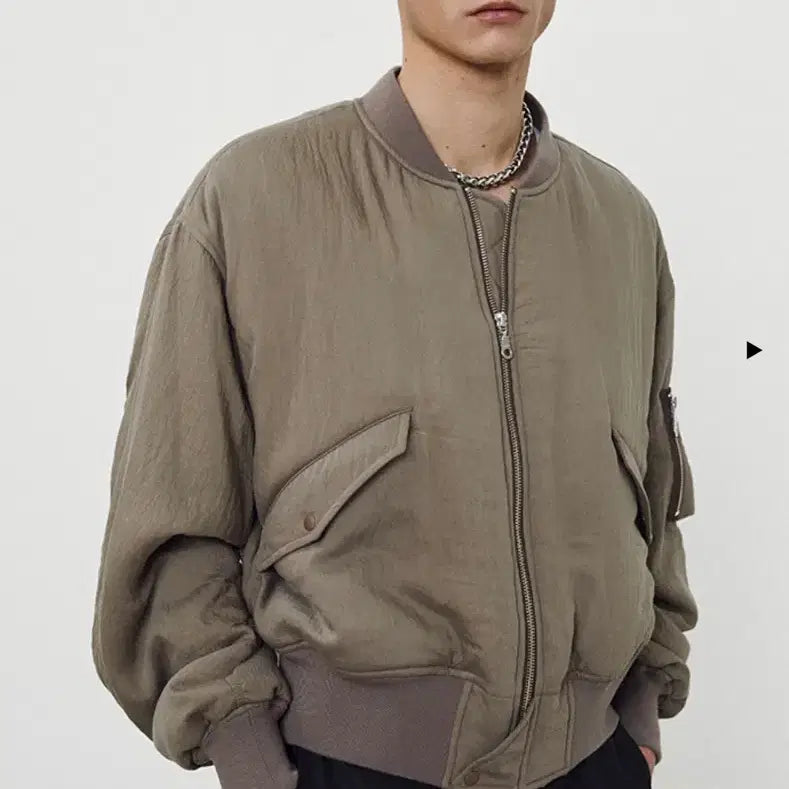[BUNJANG] Tonywack Bomber Jacket Olive XL / [토니웩] 봄버 자켓 올리브 XL