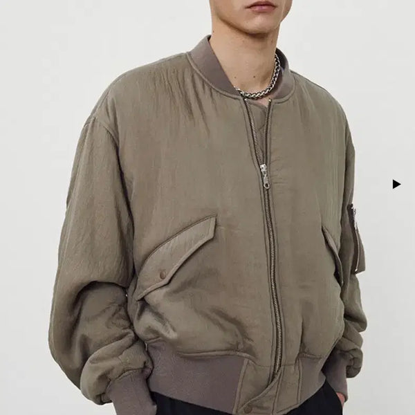 [BUNJANG] Tonywack Bomber Jacket Olive XL / [토니웩] 봄버 자켓 올리브 XL