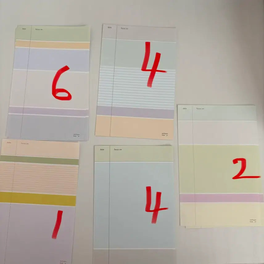 [BUNJANG] Analog Keeper Limited Edition Memo Pad Set / 단종,재고1,세트,소분띵)아날로그키퍼 프리메모패드 메모지 다꾸