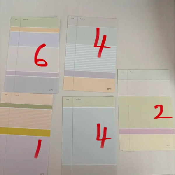 [BUNJANG] Analog Keeper Limited Edition Memo Pad Set / 단종,재고1,세트,소분띵)아날로그키퍼 프리메모패드 메모지 다꾸