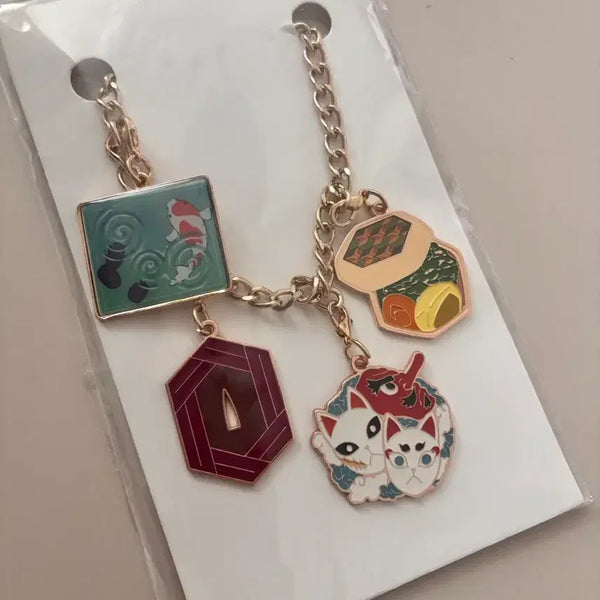 [BUNJANG] Demon Slayer: Kimetsu no Yaiba 2025 Giyu Tomioka Birth Celebration Wagashi Keyring / 귀멸의칼날 2025 토미오카 기유 탄생제 화과자 키링 키체인