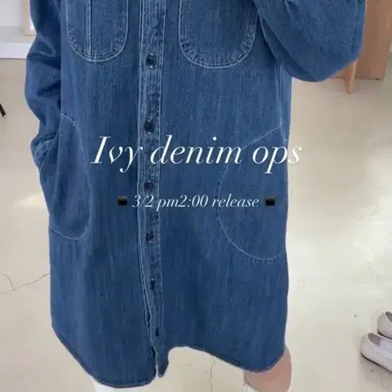 [BUNJANG] ATOARCHIVE Denim Dress / 아토아카이브 아이비 데님 원피스