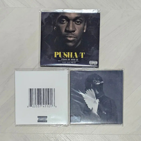 [BUNJANG] Pusha T My Name + King Push US CD Set / Pusha T - Let Us Pray + My Name + King Push 미국반 CD 3종 세트