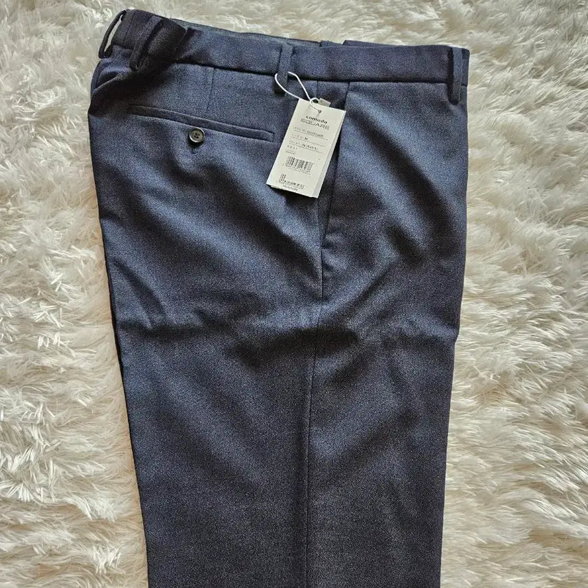 [BUNJANG] Comodo Square Men's Suit Pants Navy & Gray (New) / 코모도스퀘어 네이비 그레이 남성 정장 바지 새상품