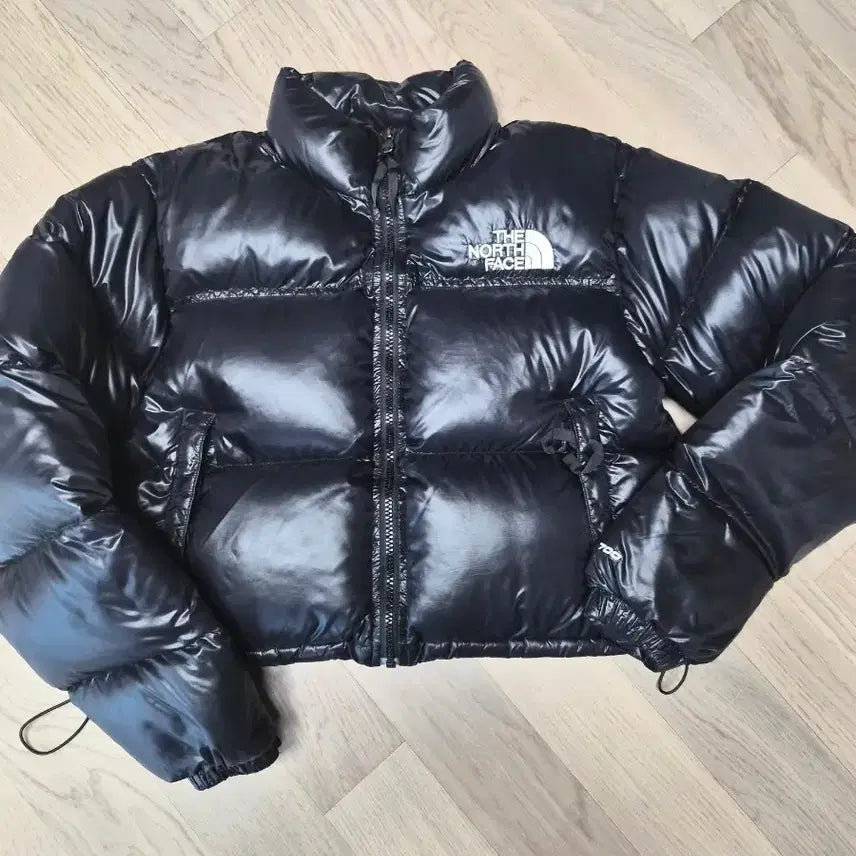 [BUNJANG] The North Face White Label 700 Fill Power Short Down Jacket Women's Black / 노스페이스 화이트라벨 블랙 숏패딩 700 여성