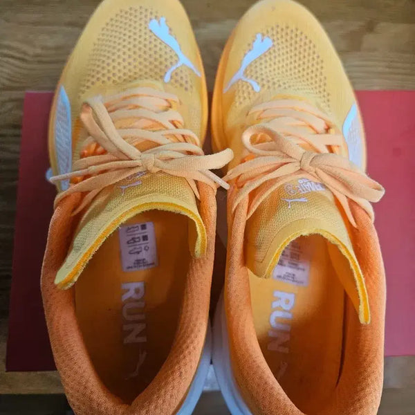 [BUNJANG] Puma Deviate Nitro 3 Wide Orange Running Shoes / 푸마 런닝화 디비에이트 나이트로 3 와이드 오렌지 런닝화
