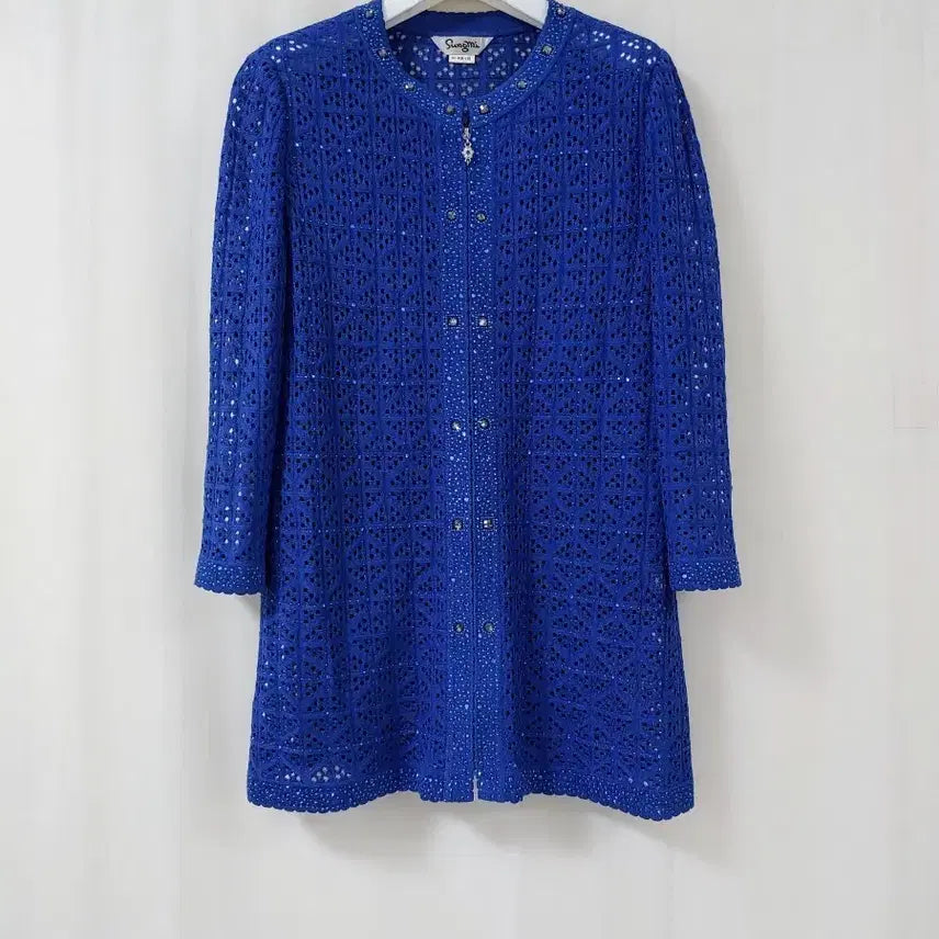[BUNJANG] Sunmi Brand Cubic Punching Zip-Up Jacket / 선미브랜드. 큐빅 펀칭 자켓.새상품