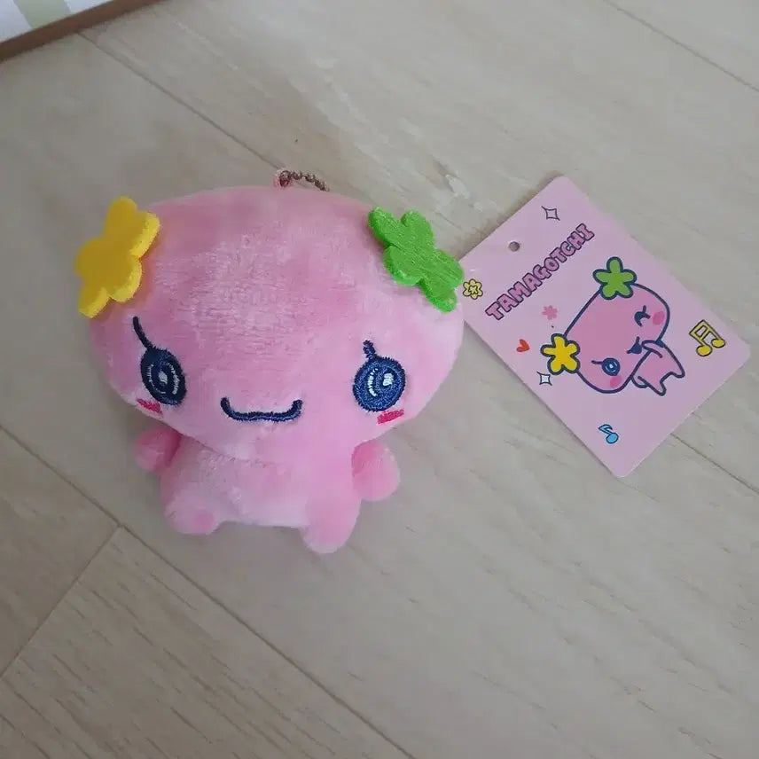 [BUNJANG] Tamagotchi Flowerchi Plush Keychain New / 다마고치 플라워치 인형 키링 새상품