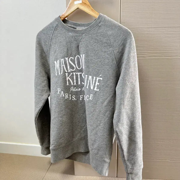 [BUNJANG] Maison Kitsuné Grey Sweatshirt T-shirt / 메종키츠네 그레이 맨투맨 티셔츠