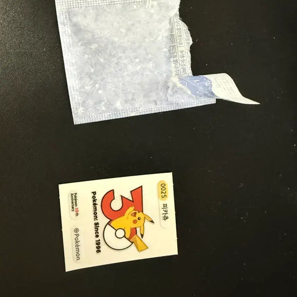 [BUNJANG] Pokemon 30th Anniversary Pikachu Sticker / 포켓몬 띠부씰 30주년 피카츄