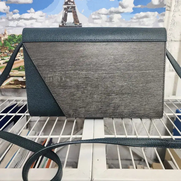 [BUNJANG] Couronne Finu Special Edition Clutch Bag / Crossbody Bag (Dark Green) / 쿠론 핀우 여성 클러치백 겸 크로스백 스페셜 에디션 그린 GE45