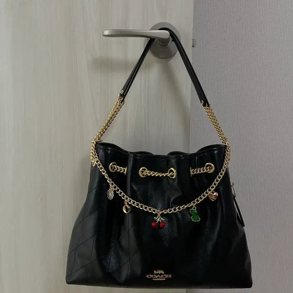[BUNJANG] Coach Evelyn Shoulder Bag Medium / 코치 에블린 숄더백