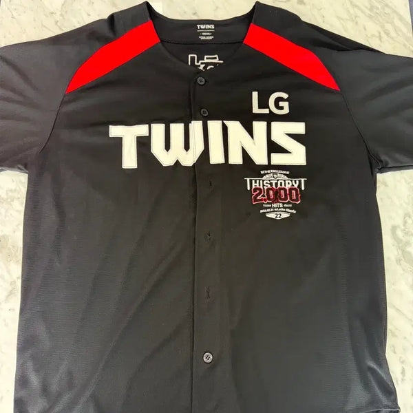 [BUNJANG] LG Twins Kim Hyun-soo 2000 Hits Commemorative Baseball Jersey (Size 120/4XL) / LG 트윈스 2000안타 기념 유니폼 김현수