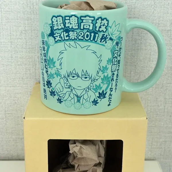 [BUNJANG] Gintama (Gintoki/Ginpakuchi) Mug Cup / 은혼 삼젯 긴파치 긴토키 머그컵 컵