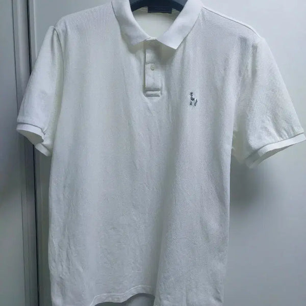 [BUNJANG] Hazzys White Short Sleeve Polo Shirt / 헤지스 화이트 반팔 폴로티 화이트컬러