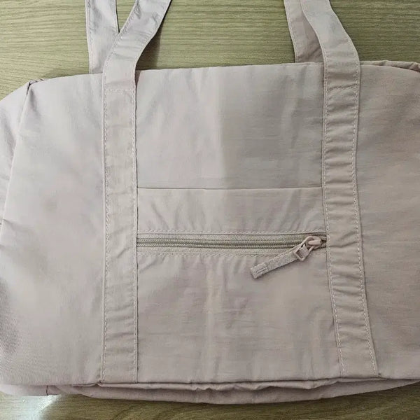 [BUNJANG] Nylon Shoulder Bag Pink / 숄더백 핑크