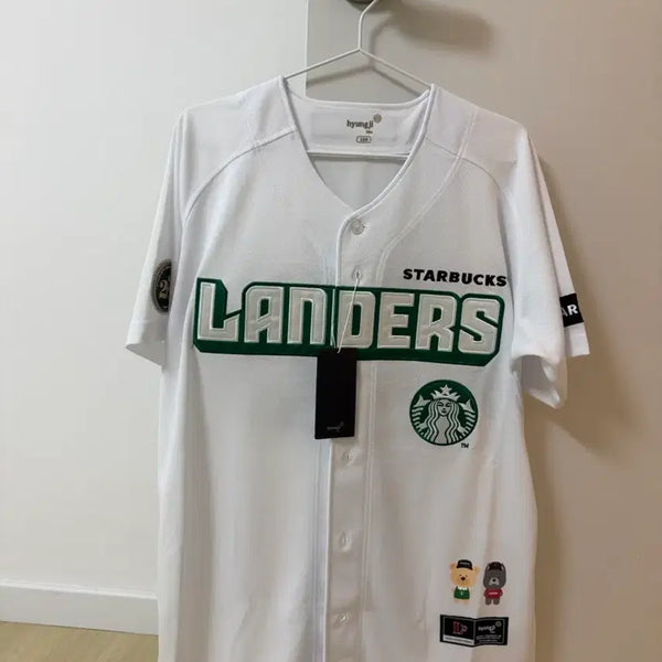[BUNJANG] Starbucks SSG Landers Baseball Jersey Size 100 / 스타벅스 SSG 랜더스 유니폼 / 사이즈 100