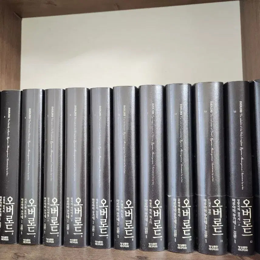 [BUNJANG] Overlord Novel Set (Volumes 1-13) / 오버로드 소설 세트 (1~13권)