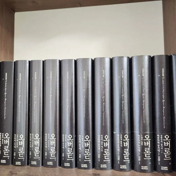 [BUNJANG] Overlord Novel Set (Volumes 1-13) / 오버로드 소설 세트 (1~13권)