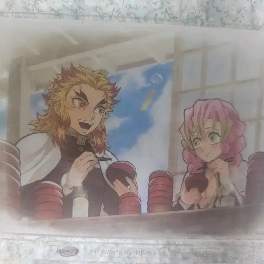 [BUNJANG] Demon Slayer Air Comiket Kyojuro Rengoku & Mitsuri Kanroji Acrylic Stand / 귀멸의 칼날 에어코미케 렌고쿠 미츠리 아크릴스탠드