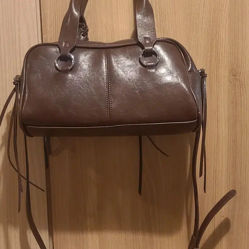 [BUNJANG] Baguette Shoulder & Crossbody Bag (Brown) / (새상품)예쁜 바게트 숄더&크로스백(브라운)