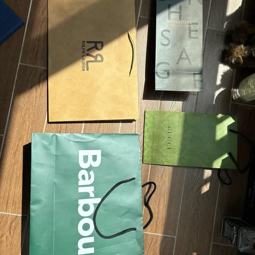 [BUNJANG] Barbour x RRL x Gucci Shopping Bag / 바버 & 더블알엘 & 구찌 쇼핑백