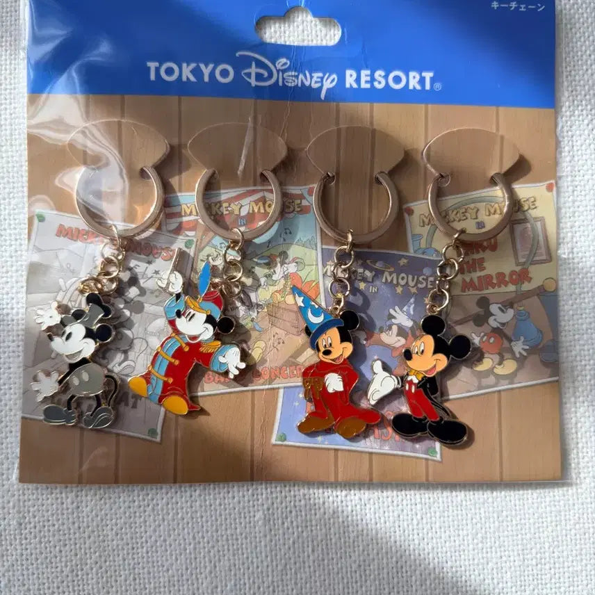 [BUNJANG] Tokyo Disney Resort Mickey Mouse Keychain Set / 도쿄 디즈니 미키마우스 키체인 세트
