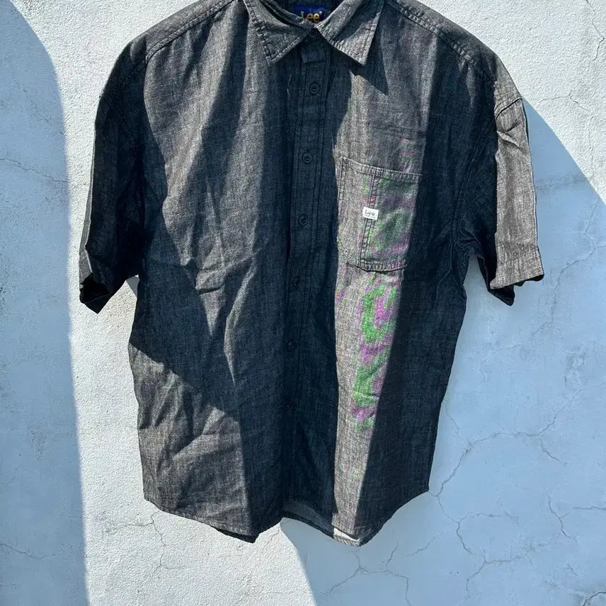 [BUNJANG] Lee Denim Pocket Short Sleeve Shirt XL / [XL] Lee 리 데님 포켓 반팔 셔츠