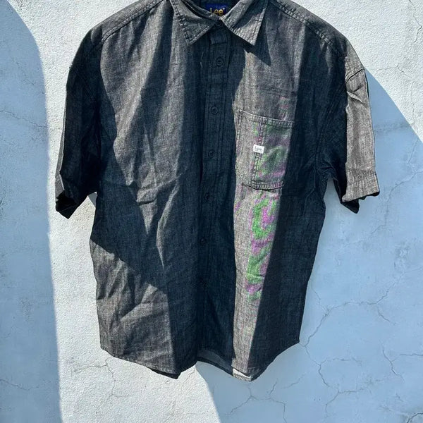 [BUNJANG] Lee Denim Pocket Short Sleeve Shirt XL / [XL] Lee 리 데님 포켓 반팔 셔츠