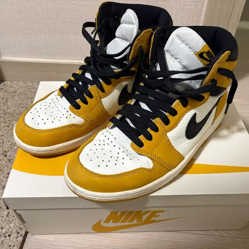 [BUNJANG] Air Jordan 1 High Yellow Ochre / [270] 조던 1 하이 옐로우 오커