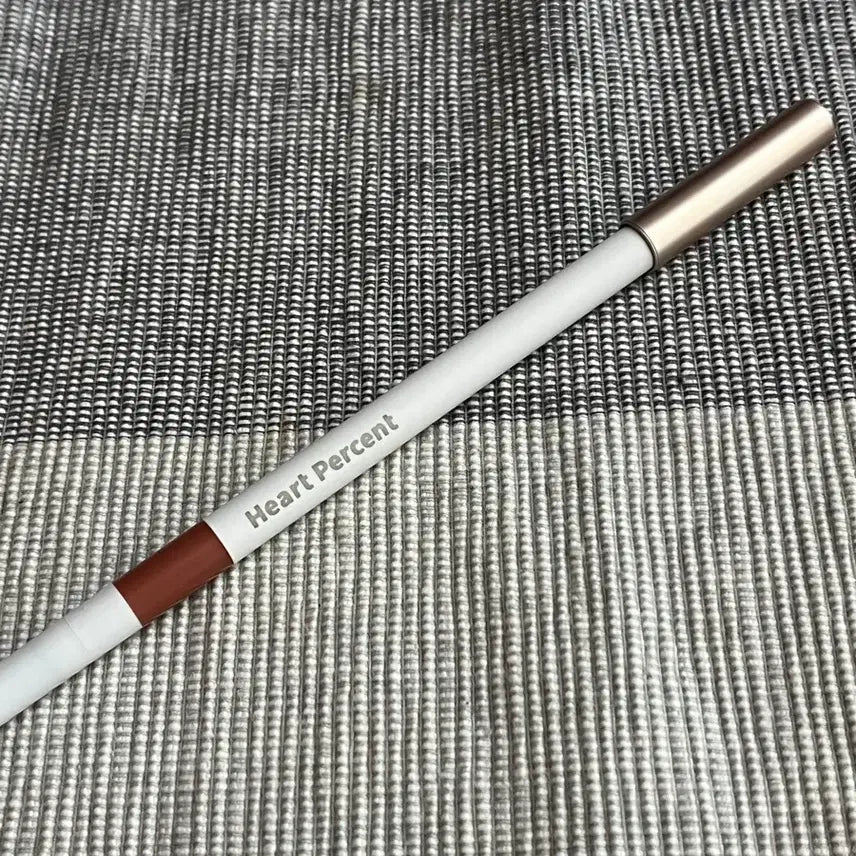 [BUNJANG] Heart Percent Dot On Lip Pencil Rose Brown / 하트퍼센트 도트 온 립 펜슬 로즈브라운  새제품