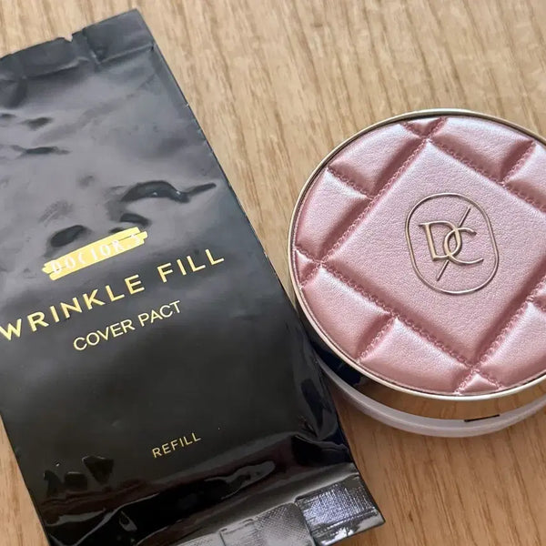 [BUNJANG] Dr.3 Wrinkle Fill Cover Pact 23 Deep Beige with Refill Bundle Set / [일괄] 전부 닥터3 링클필 커버팩트 23호 딥베이지 리필 포함 파데 팩