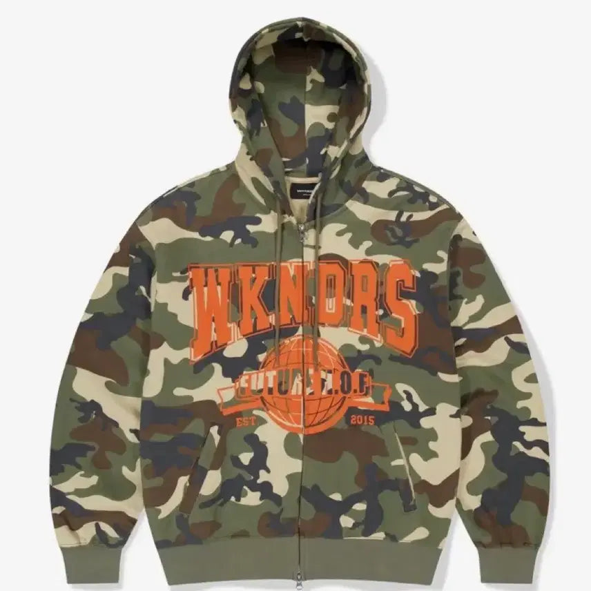 [BUNJANG] WEcanders H.O.F Camouflage Hoodie M / 위캔더스 H.O.F 후드집업 카모M ㅂㄴㄷ리우 손민수